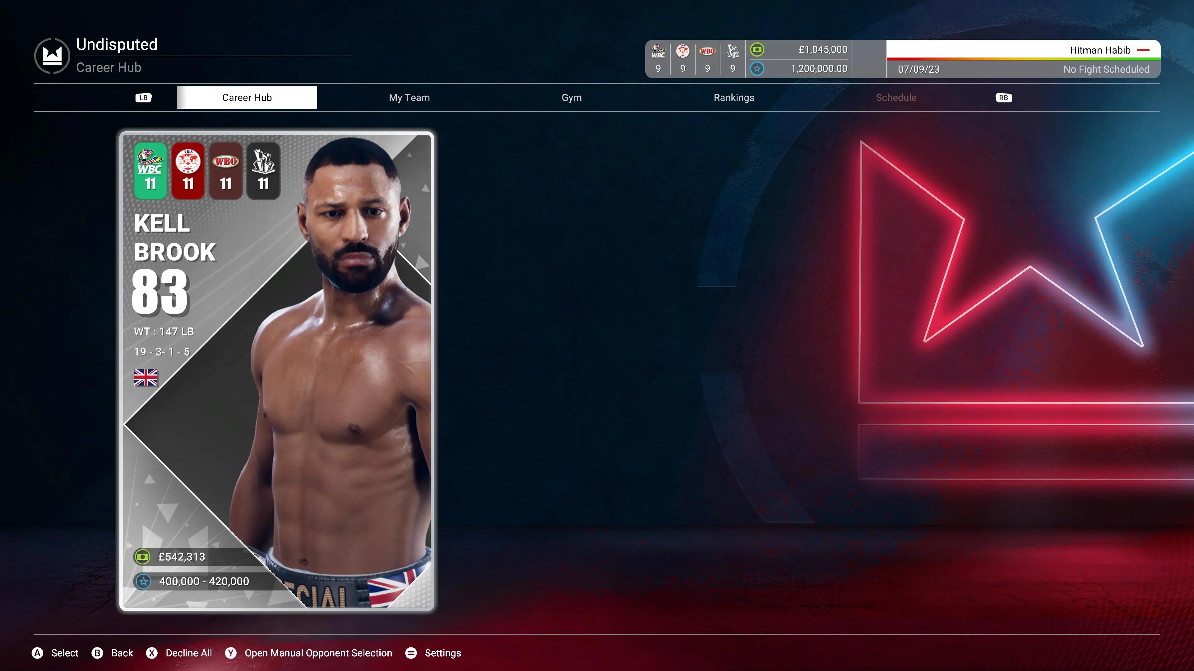 Undisputed Gra na Xbox Seeries X