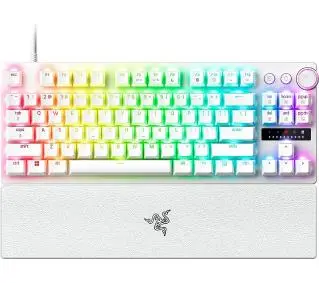 Razer Huntsman V3 Pro Tenkeyless Analog Gen2 Biały - ⚡ BESTSELLERY ⚡ - Kup na Raty - RRSO 0%