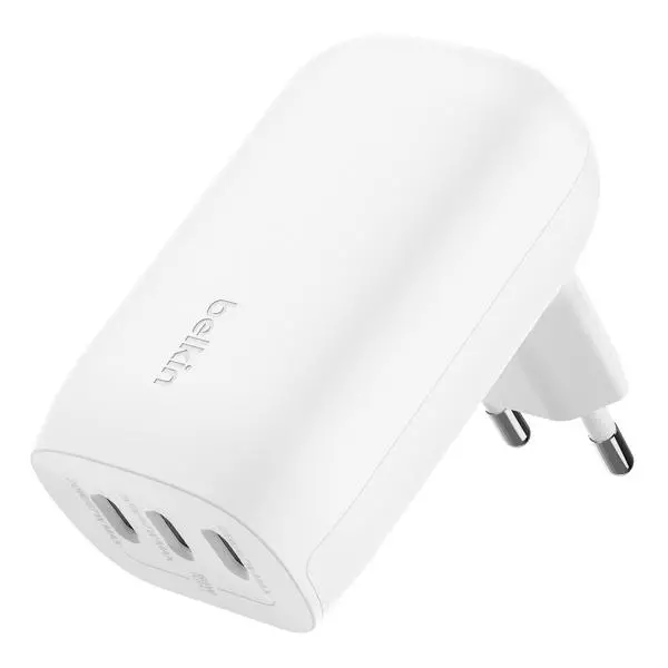 Ładowarka sieciowa Belkin 3x USB-C PowerDelivery 3.1 67W Biały