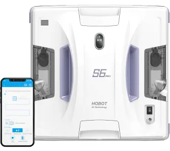 Robot do mycia okien Hobot S6 PRO Zasilanie awaryjne Funkcje AI