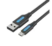 Kabel Vention USB 2.0 A do microUSB COLBI 3A 3m Czarny