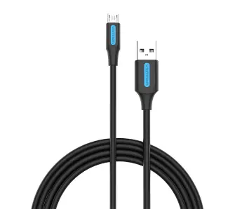 Kabel Vention USB 2.0 A do microUSB COLBI 3A 3m Czarny