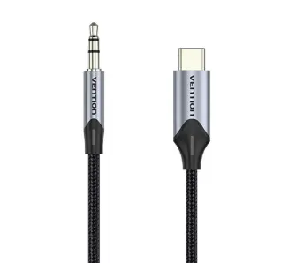 Kabel Vention BGKHF USB-C do 3,5mm mini jack 1m Czarny