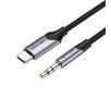 Kabel Vention BGKHF USB-C do 3,5mm mini jack 1m Czarny