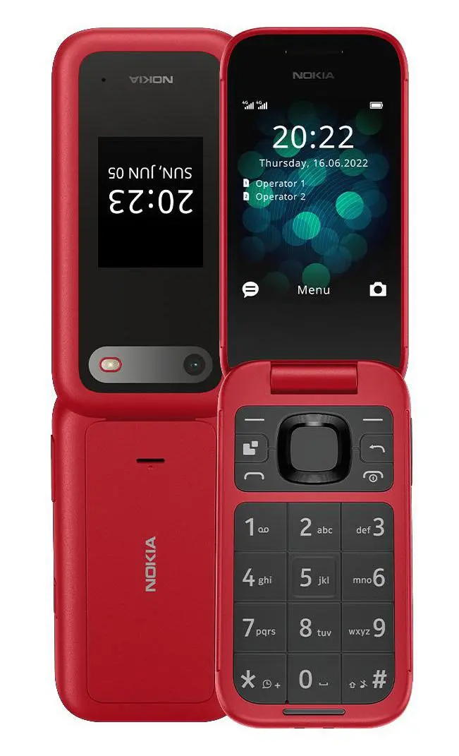 Telefon Nokia 2660 Flip 4G 2,8" 0.3Mpix Czerwony