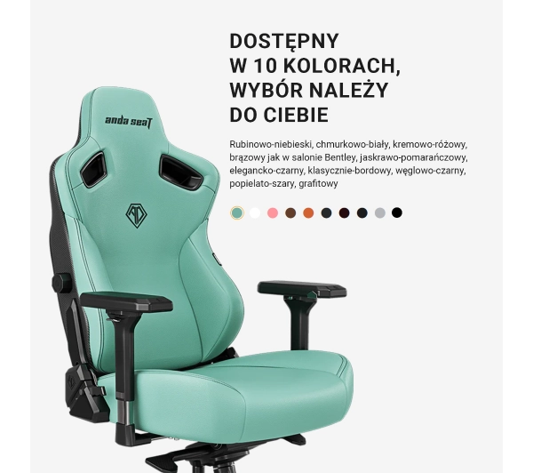 Anda Seat Kaiser 3 L Gamingowy do 150kg Tkanina Szary - Kup na Raty - RRSO 0%