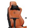 Fotel Anda Seat Kaiser 3 L Gamingowy do 150kg Skóra ECO Pomarańczowy