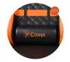 Fotel Cobra Draco CRF193 Gamingowy do 130kg Skóra ECO Czarno-pomarańczowy