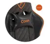 Fotel Cobra Draco CRF193 Gamingowy do 130kg Skóra ECO Czarno-pomarańczowy