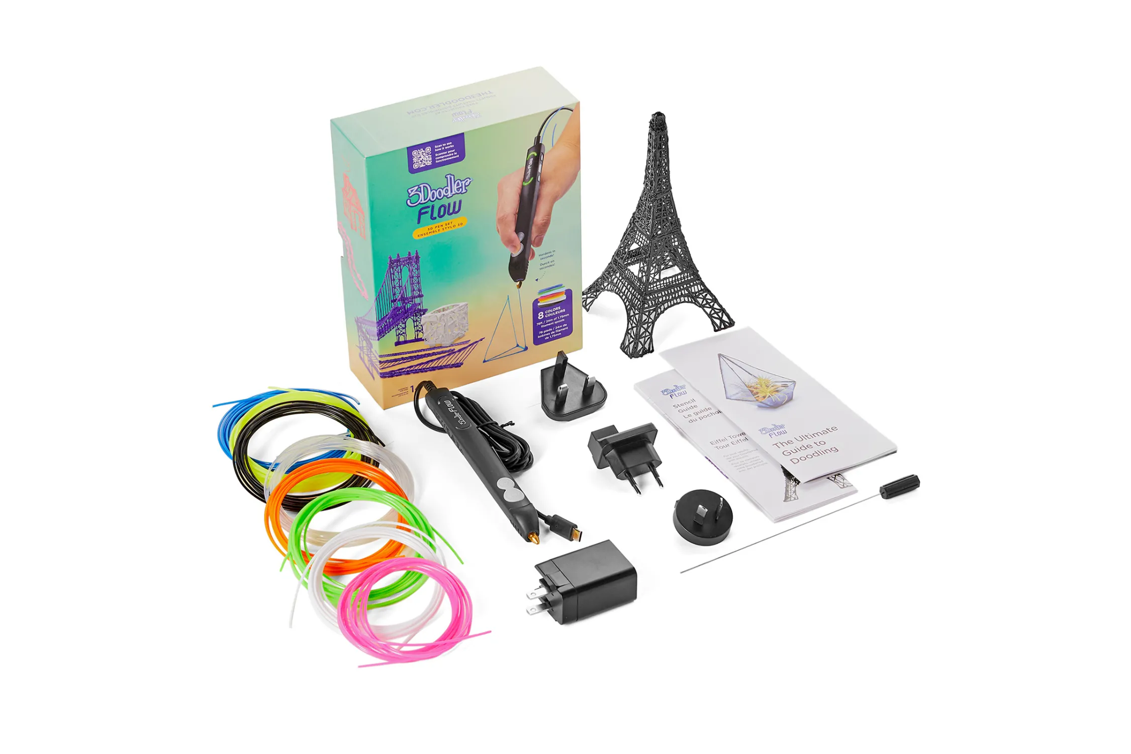 Długopis 3D 3Doodler Flow Essentials 3D Zestaw