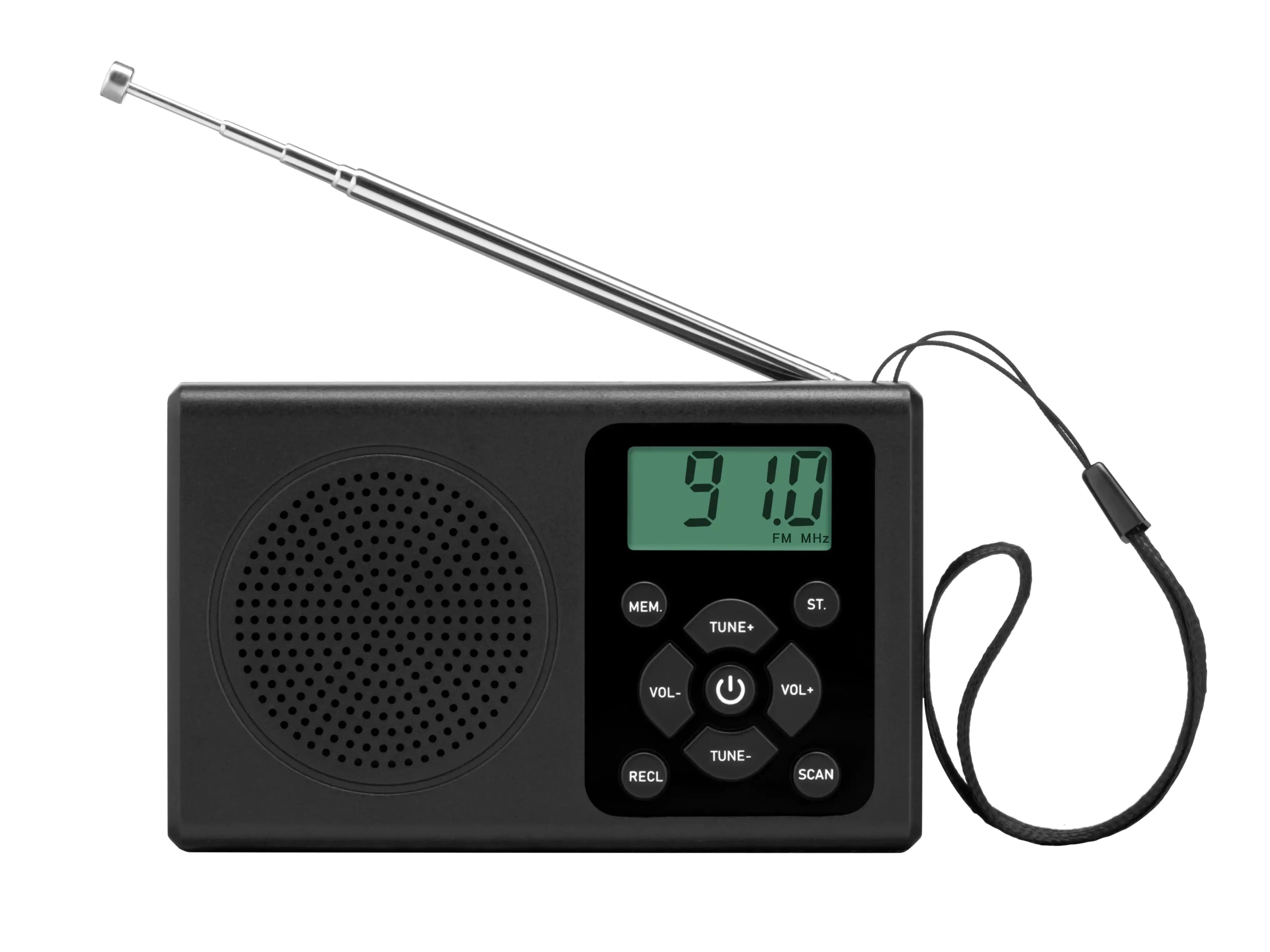 Radioodbiornik Raven ERADP001 Radio FM Czarny