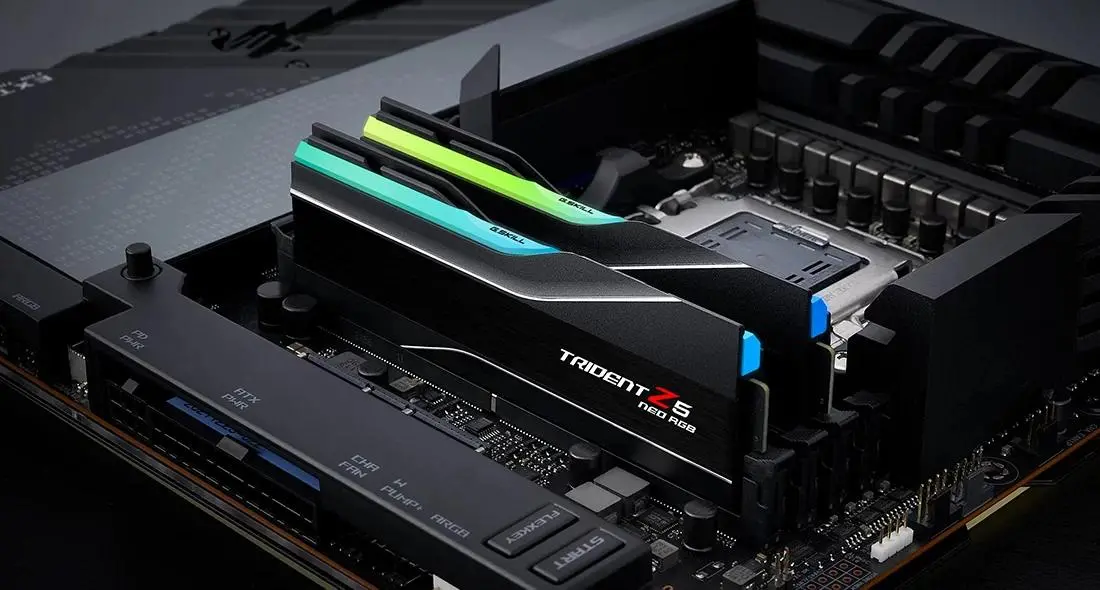 Pamięć RAM G.Skill Trident Z5 Neo RGB DDR5 96GB (2 x 48GB) 5600 CL40 Czarny