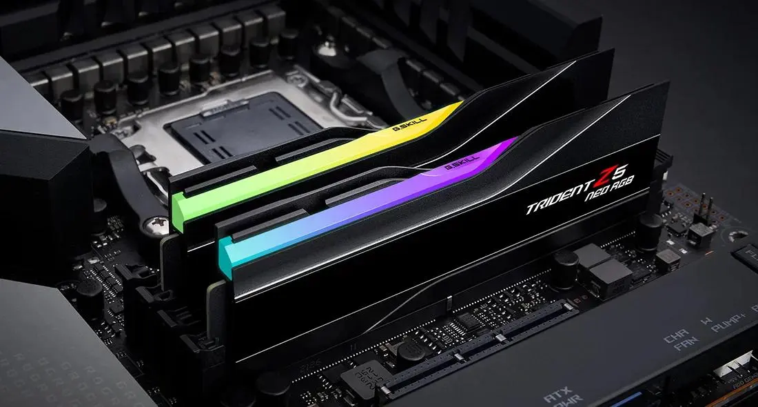 Pamięć RAM G.Skill Trident Z5 Neo RGB DDR5 96GB (2 x 48GB) 5600 CL40 Czarny