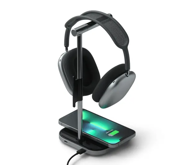 Satechi ST-UCHSMCM 2w1 Headphone Stand with Wireless Charger
