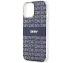 Etui DKNY IML Mono & Stripe MagSafe do iPhone 15 Niebieski