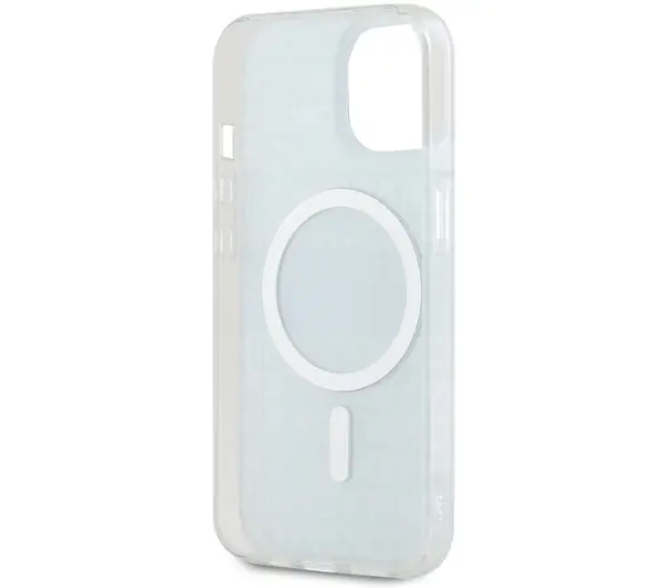 DKNY IML Mono & Stripe MagSafe do iPhone 15 Niebieski