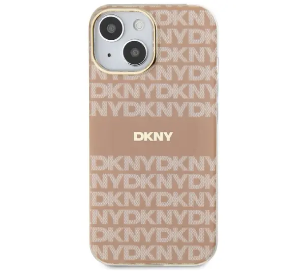 DKNY IML Mono & Stripe MagSafe do iPhone 14 Różowy