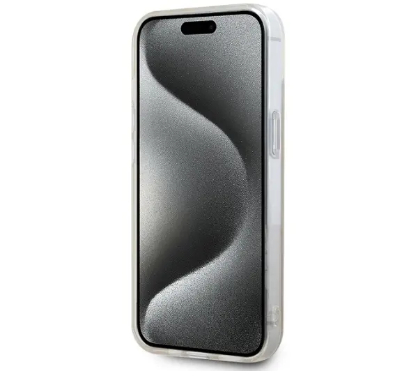 DKNY IML Mono & Stripe MagSafe do iPhone 14 Różowy