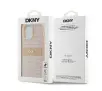 Etui DKNY Hardcase Leather Mono Stripe & Metal Logo iPhone 14 Pro Max Różowy