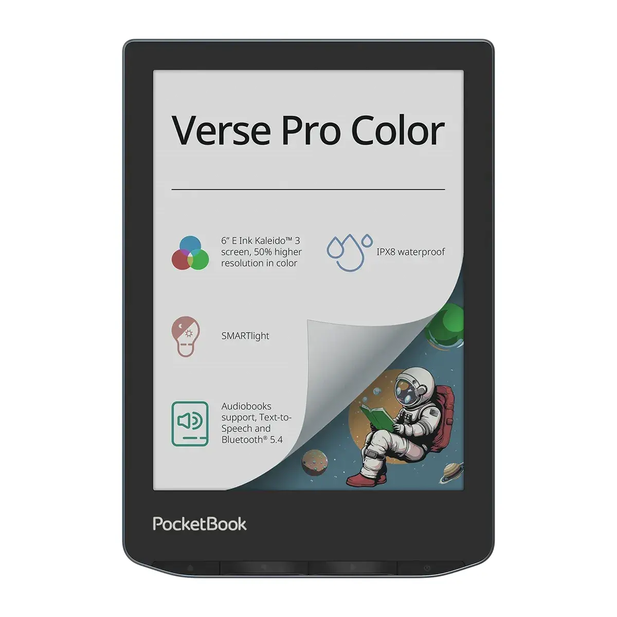 Czytnik E-booków Pocketbook Verse Pro Color 6" 16GB WiFi Bluetooth Czarny