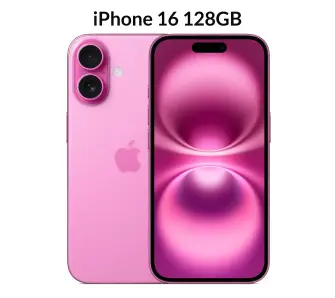 Smartfon Apple iPhone 16 128GB 6,1" 48Mpix Różowy