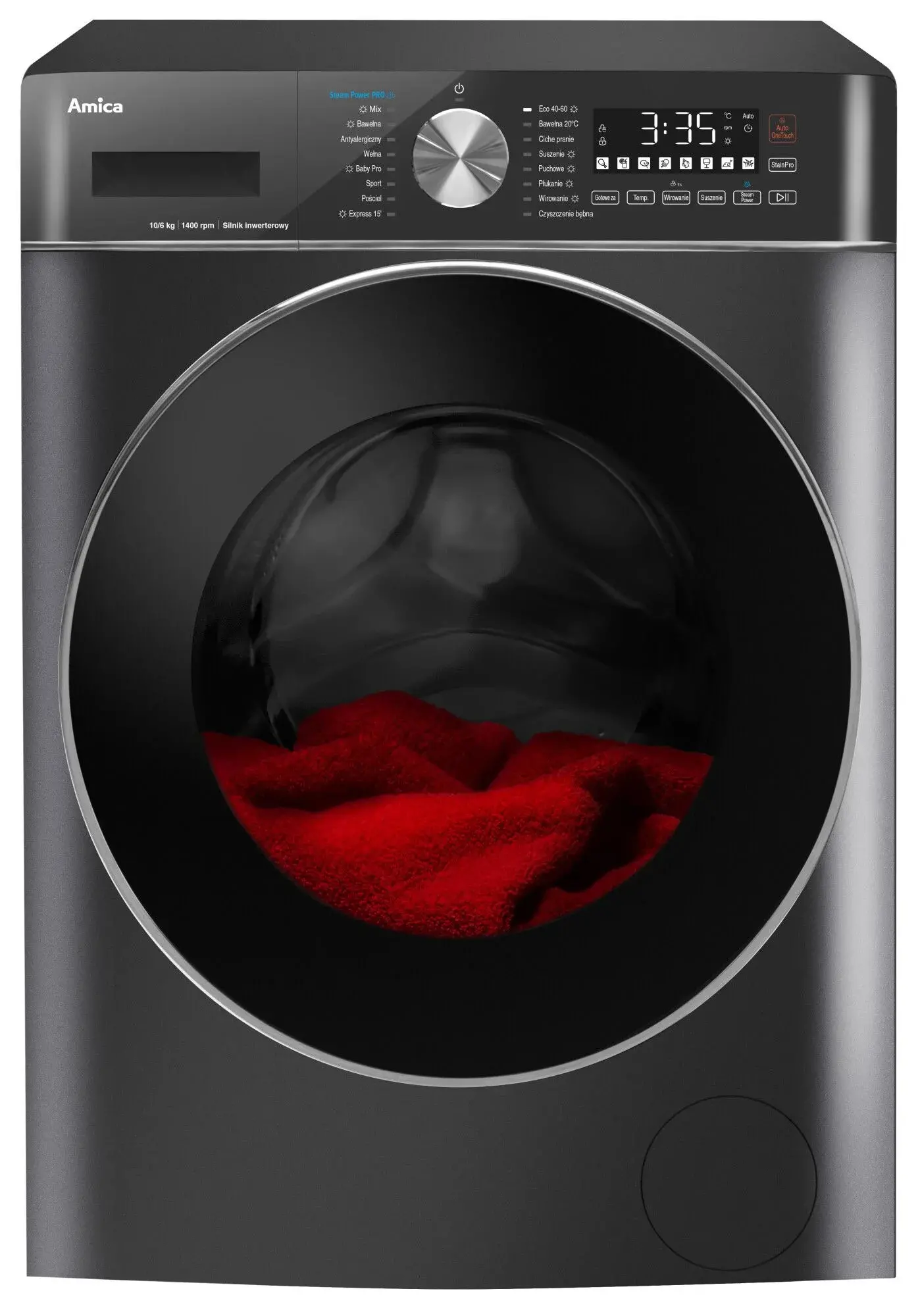 Pralko-suszarka Amica A2WDC10614DLiStEU 51,6cm 10kg/6kg