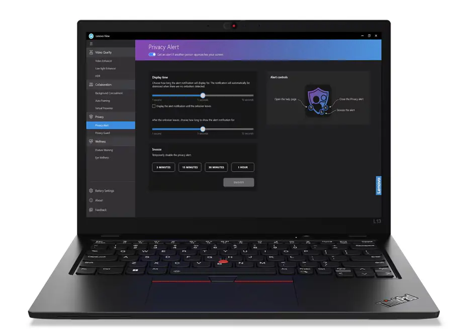 Laptop biznesowy Lenovo ThinkPad L13 Gen 5 13,3" Ultra 5 125U 16GB RAM 512GB Dysk SSD Win11 Pro Czarny Funkcje AI