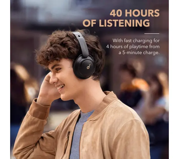 Soundcore Q30 Nauszne Bluetooth 5.0 Różowy