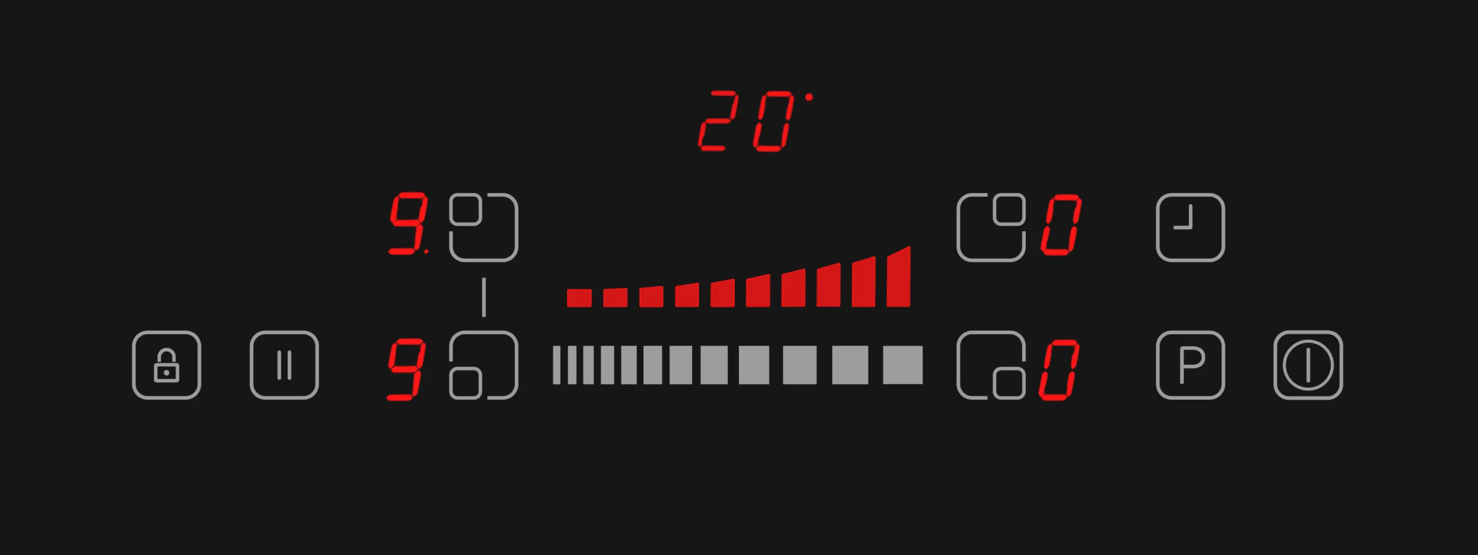 фото Індукційна варильна поверхня Sharp KH-6I27NS0I