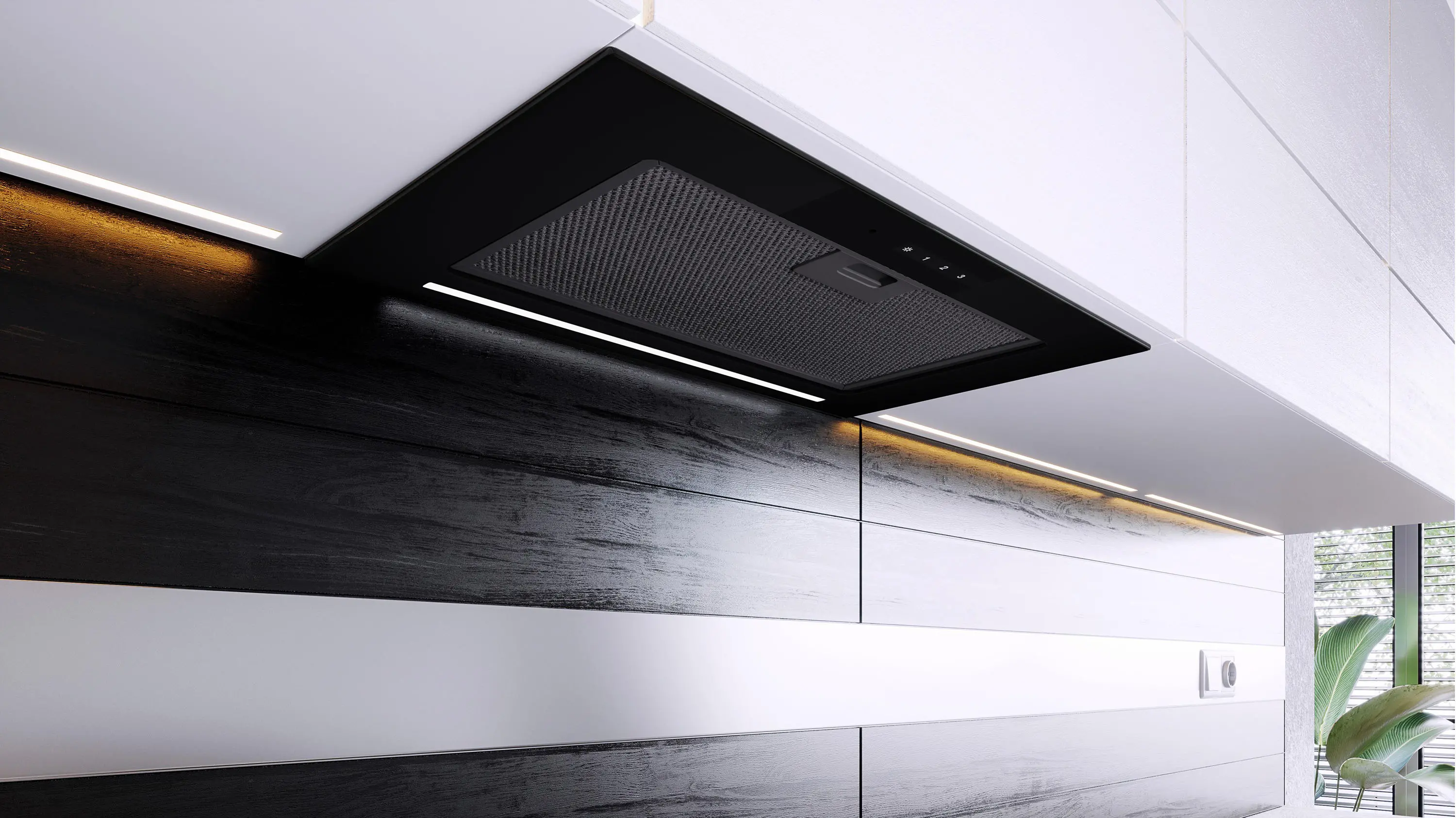 фото Витяжка вбудована SeeNERGY B-IN Line Easy 52 Black