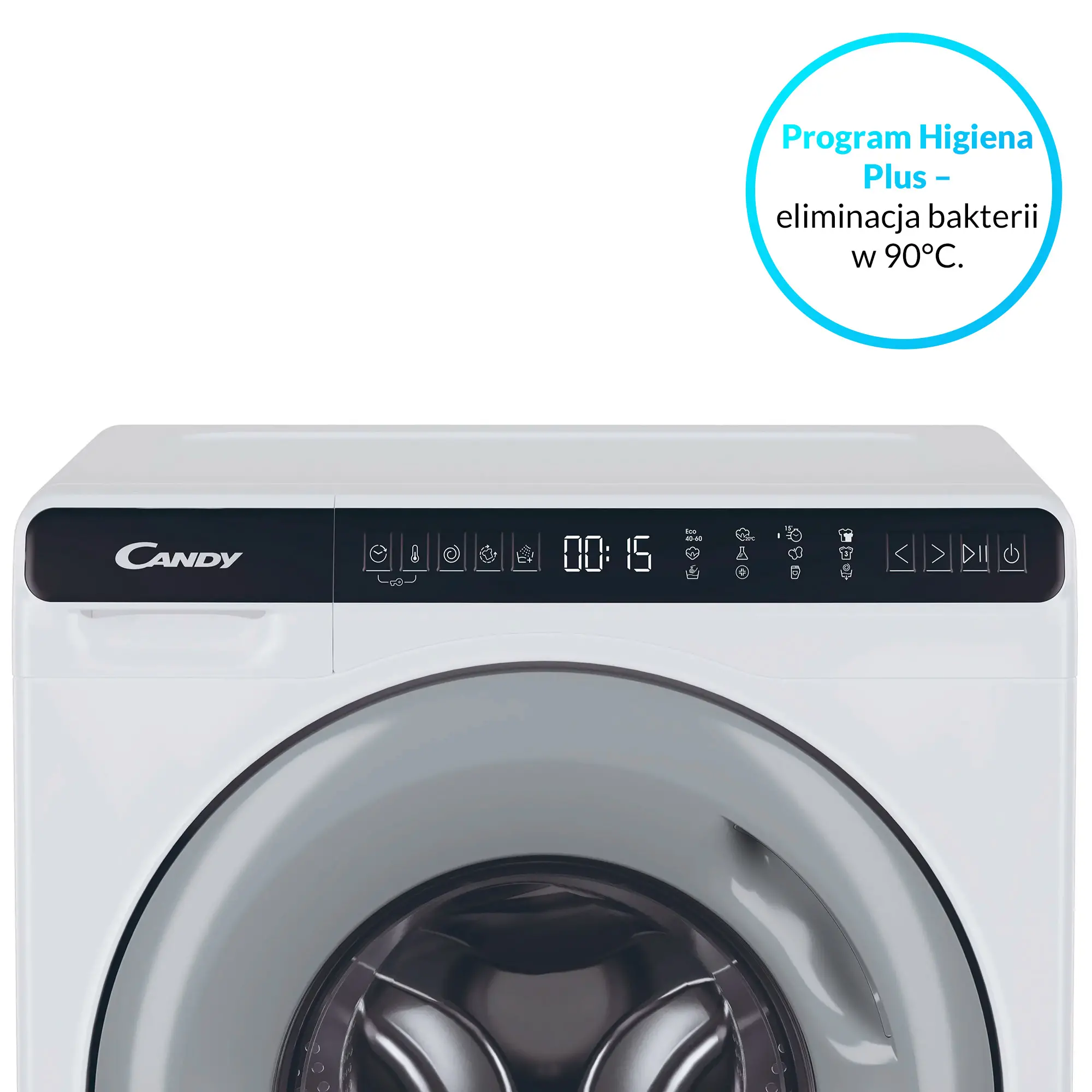 Pralka Candy Mini CW50-BP12307G-S Slim 5kg 1200obr/min
