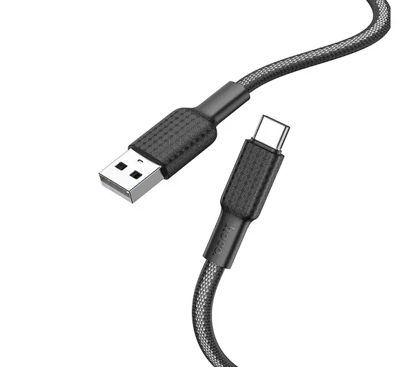 Hoco Jaeger X69 USB do USB-C 3A 1m Czarny