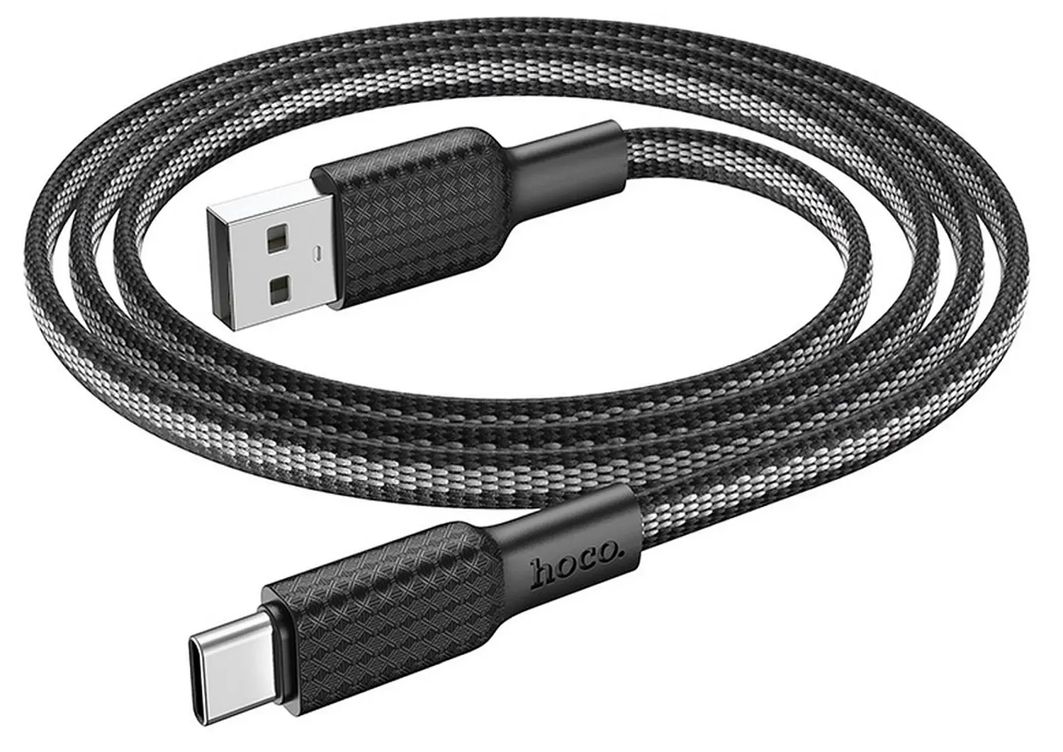 Kabel Hoco Jaeger X69 USB do USB-C 3A 1m Czarny