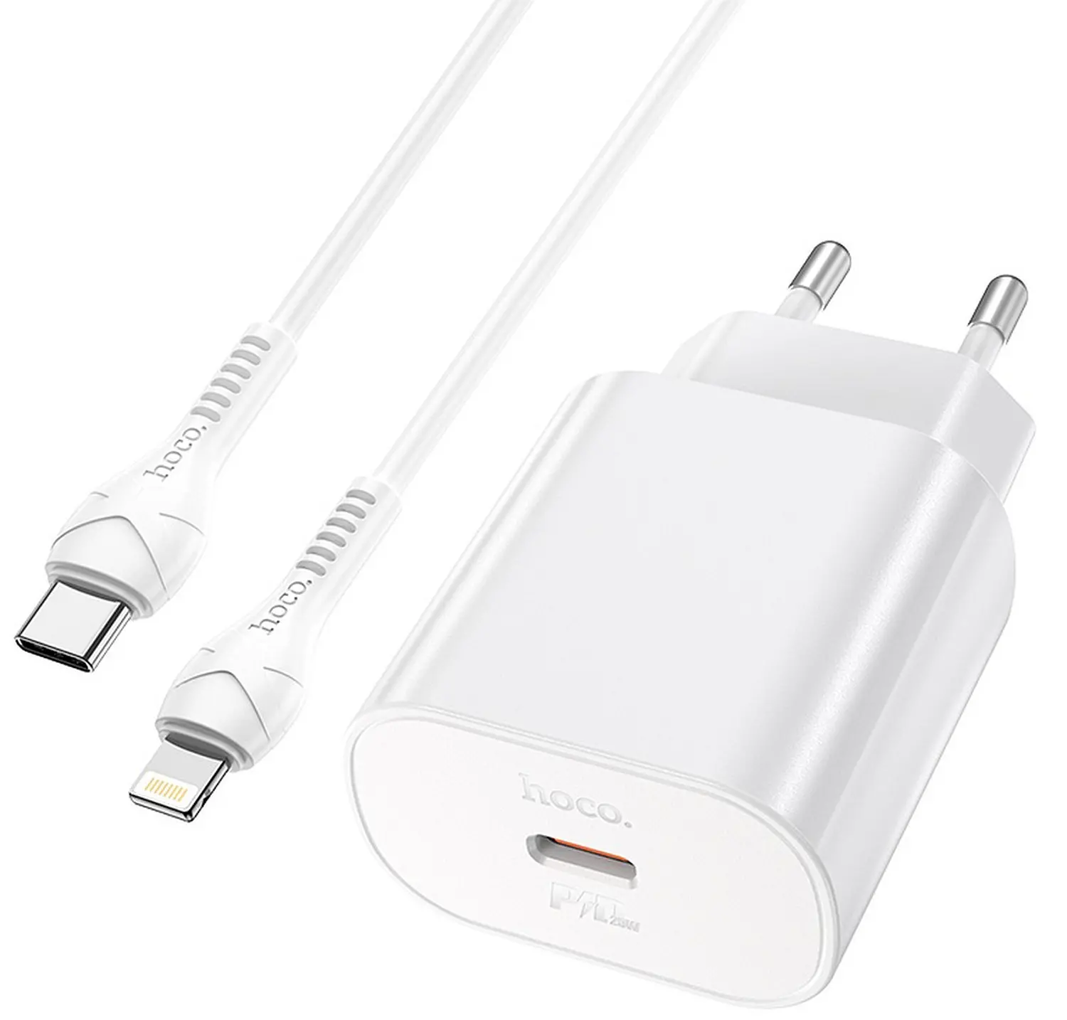 Ładowarka sieciowa Hoco Jetta N22 USB-C 25W Biały