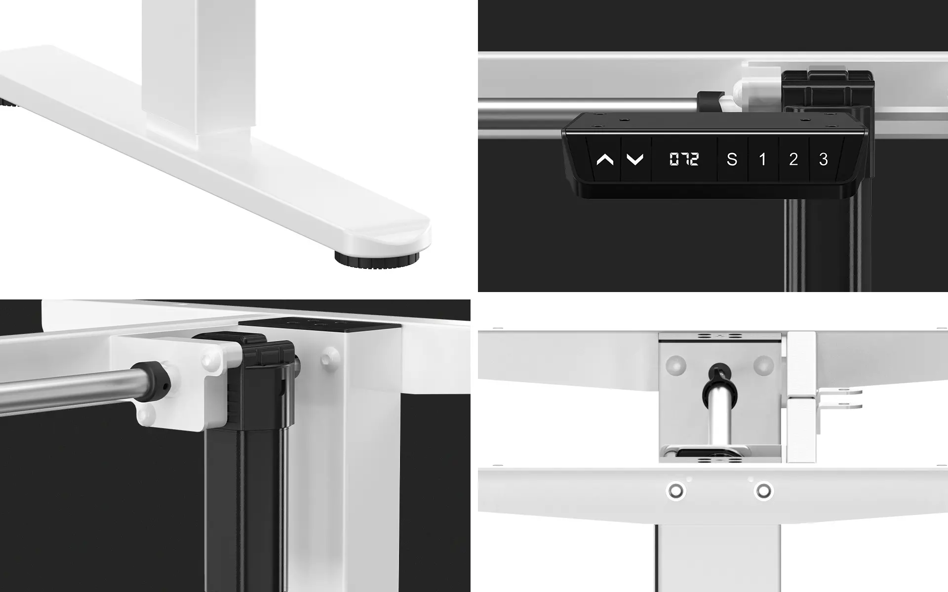 фото Геймерський ігровий стіл Mark Adler Xeno 4.1 White