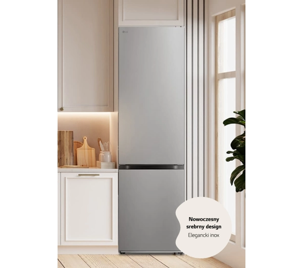LG GBV3200CPY Pełny No Frost 203cm Komora świeżości Srebrny - Kup na Raty - RRSO 0%