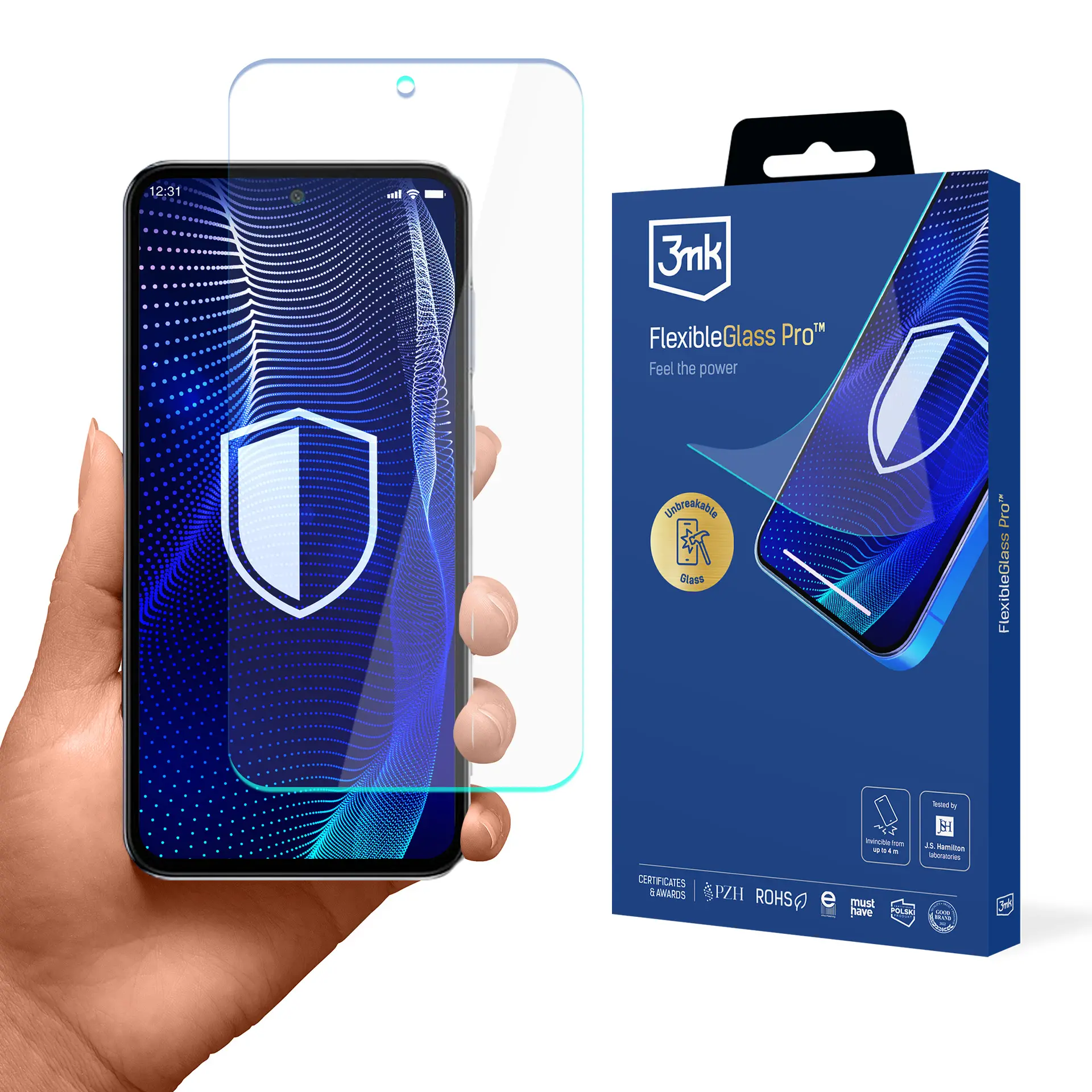 Szkło hybrydowe 3mk FlexibleGlass Pro do Samsung Galaxy M35