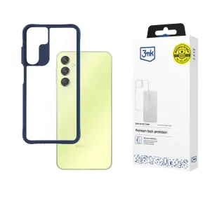 3mk Satin Armor Case+ do Samsung Galaxy A25 5G Przezroczysty-niebieski