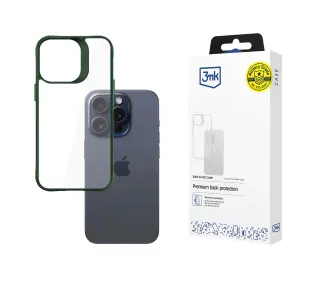 3mk Satin Armor Case+ do iPhone 15 Pro Zielony