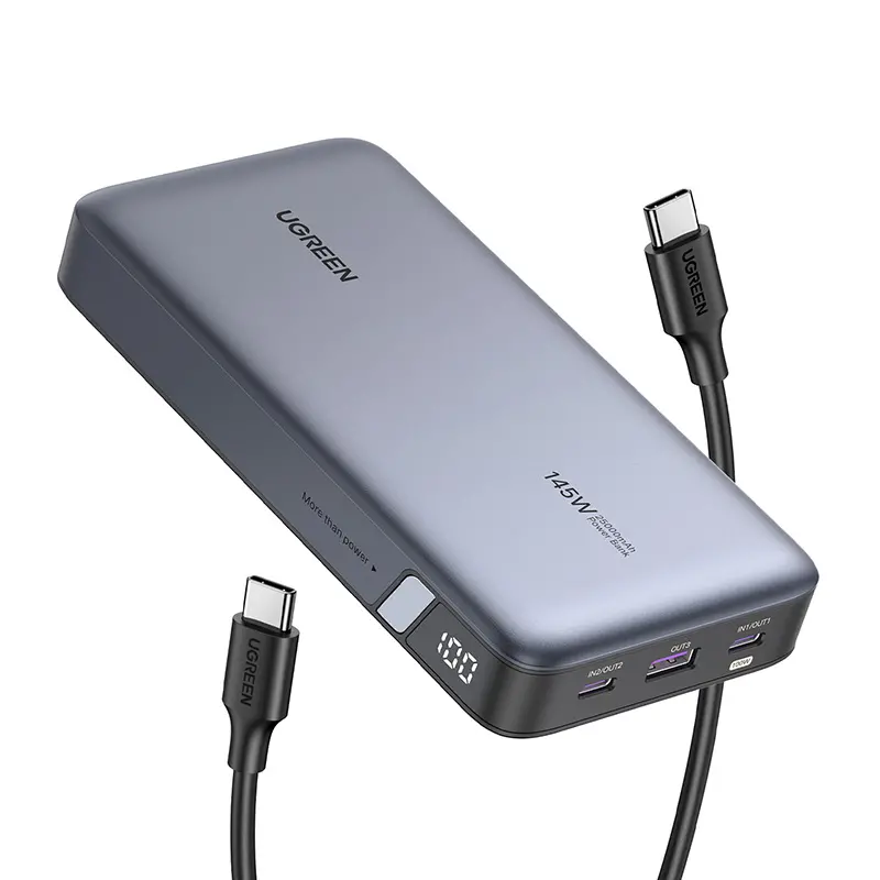 Фото Зовнішній акумулятор (павербанк) Ugreen PB205 25000mAh 145W Grey (90597)