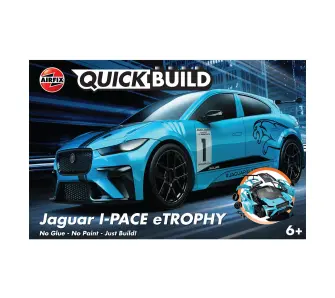 Model do składania Airfix J6033 Quickbuild - Jaguar I-PACE eTROPHY