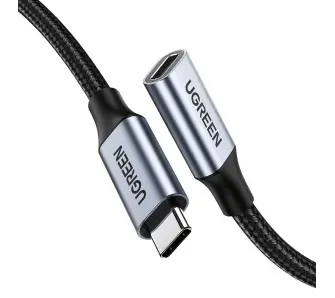 Kabel UGREEN przedłużający USB-C 3.1 Gen2 US372 4K 100W 0,5m Czarny