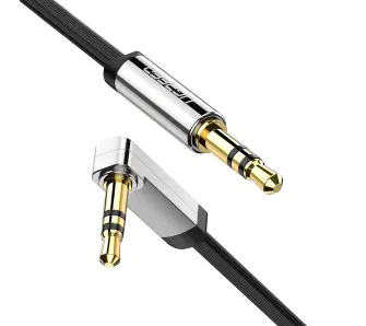 Kabel telefoniczny UGREEN mini jack 3,5mm AUX AV119 1m Czarny