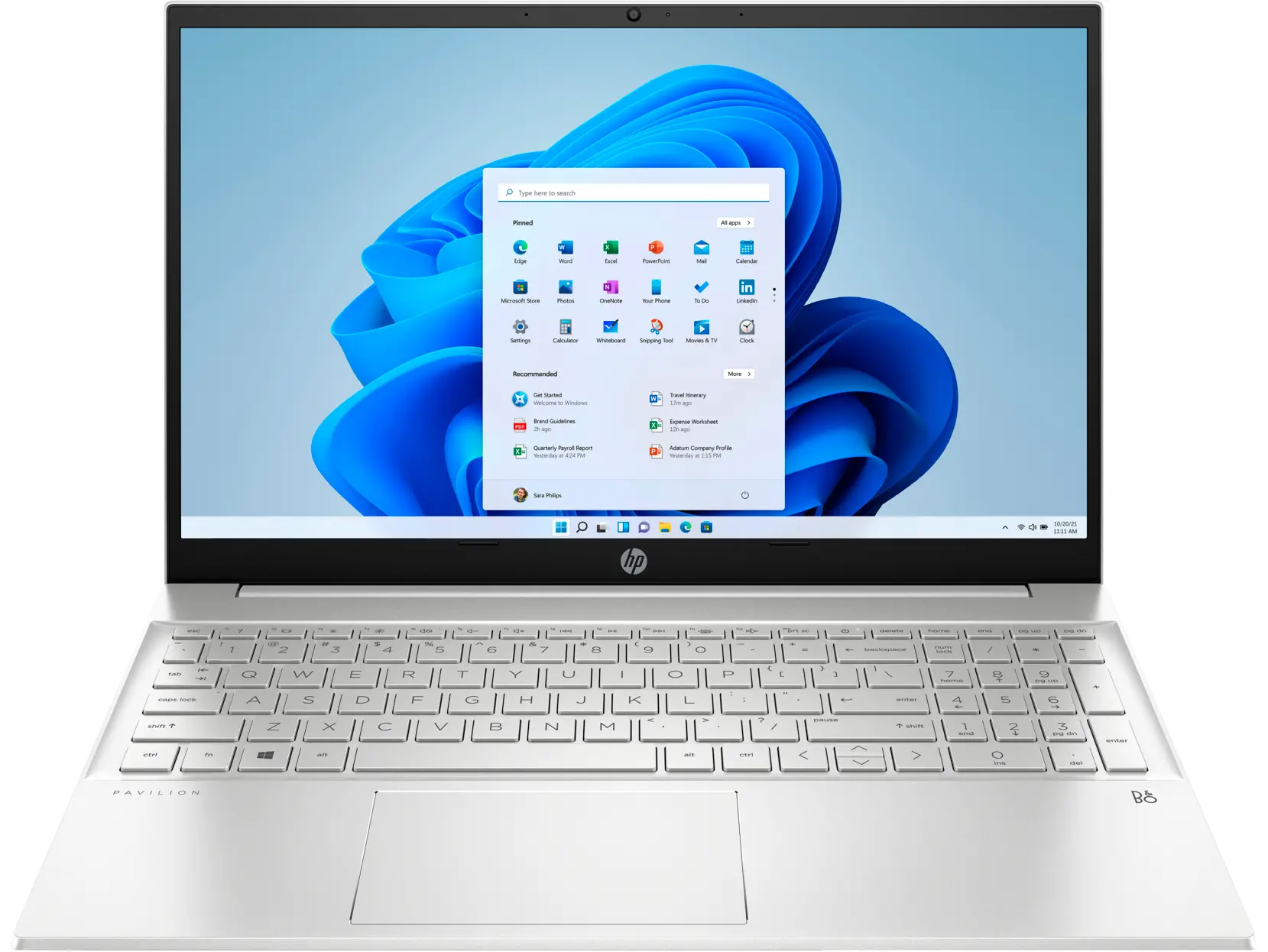 Laptop HP Pavilion 15-eh3412nw 15,6" R5 7530U 16GB RAM 512GB Dysk SSD Win11 Srebrny