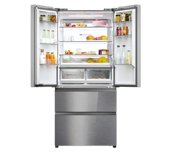 Haier Seria 7 HFR7819ENGC Pełny No Frost 190cm Komora świeżości Szare szkło - TRZECI -55%, ALBO 5-TY ZA 1ZŁ - Kup na Raty - RRSO 0%
