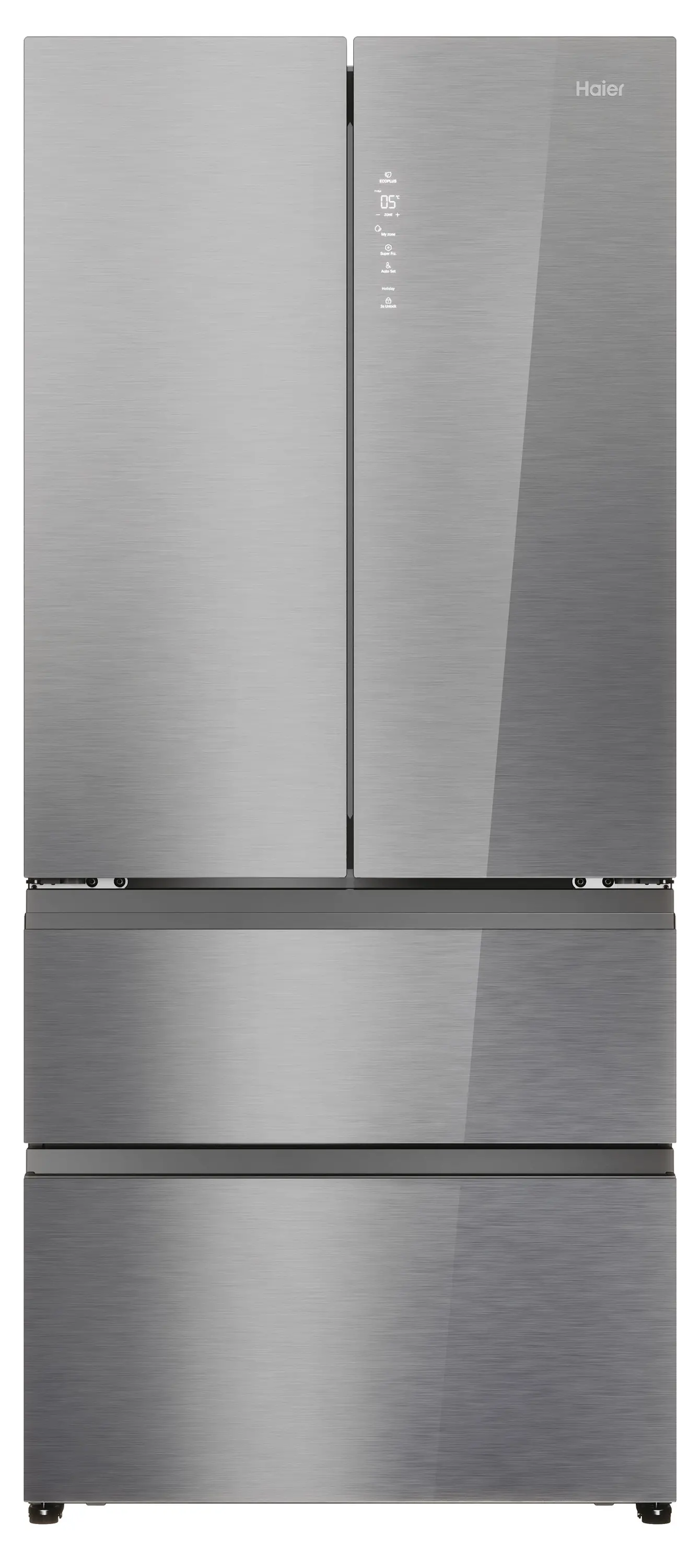 Lodówka Haier Seria 7 HFR7819ENGC Pełny No Frost 190cm Komora świeżości Szare szkło