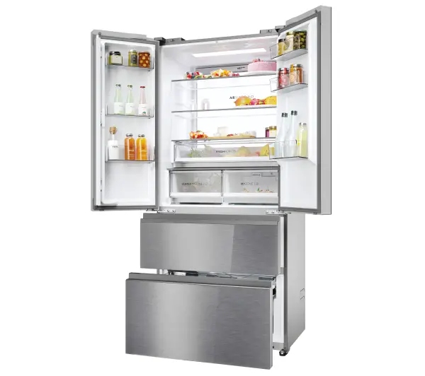 Haier Seria 7 HFR7819ENGC Pełny No Frost 190cm Komora świeżości Szare szkło - TRZECI -55%, ALBO 5-TY ZA 1ZŁ - Kup na Raty - RRSO 0%