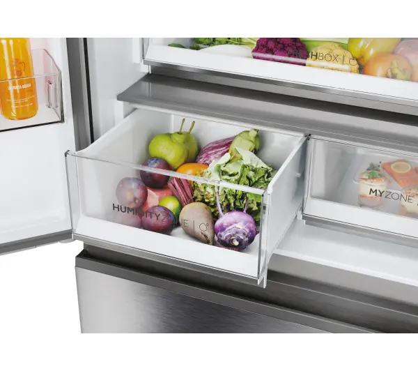 Haier Seria 7 HFR7819ENGC Pełny No Frost 190cm Komora świeżości Szare szkło - TRZECI -55%, ALBO 5-TY ZA 1ZŁ - Kup na Raty - RRSO 0%