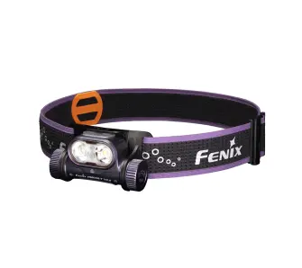 Latarka czołowa Fenix HM65R-T V2.0 Ciemnofioletowa