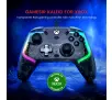 Pad GameSir HRG7113 Kaleid Wired do PC Xbox Przewodowy Przezroczysty-czarny